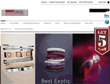 Tablet Screenshot of bestexotic.com